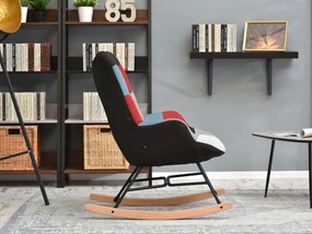 Fotel Sibyla (patchwork + fehér bükk). 1110388