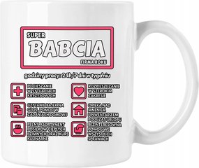 Szuper Nagymama bögre Az Év Cége Fehér 330ml