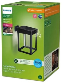 Philips - LED Napelemes érzékelős fali lámpa CAMILL LED/1,4W/3,7V IP44