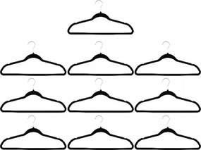 Akasztók fekete 45X22,5X0,5 CM Alpina 10db