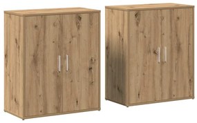 Magasfiú 2 pcs kézműves tölgy 60 x 31 x 70 cm Faanyag