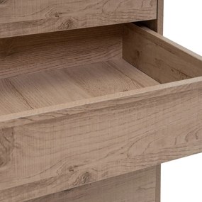 Natúr színű nyitott moduláris szekrény tölgyfa dekorral 60x180x45 cm Modular – Casa Selección