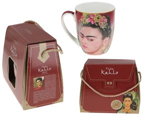 Porcelán bögre díszdobozban 380 ml Frida Kahlo Önarckép