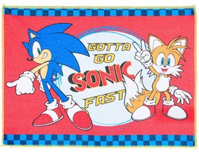 Sonic a sündisznó Gotta Go kéztörlő, arctörlő, törölköző 40x30 cm