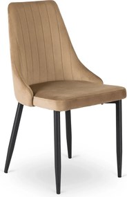 Étkezőszék BARI bézs bársony