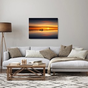 Hajózás képe (üvegen) (70x50 cm)