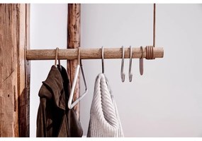 Natúr színű tölgyfa fali fogas 50 cm Swing – LIND DNA