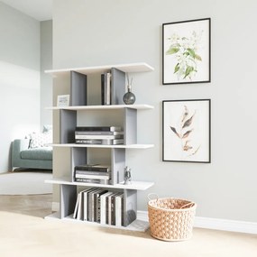 Harmon könyvespolc, antracit-fehér, 90 cm