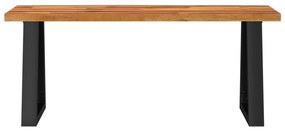 tömör akácfa pad természetes éllel 110 cm