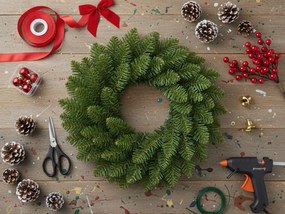 Karácsonyi koszorú EVERGREEN Ø 40 cm