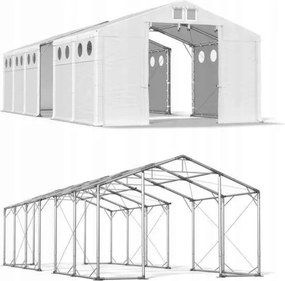 Garázs sátor 6x15m [2,5m] Egész évben használható Das 580 P