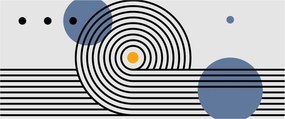 Kép - Minimalista absztrakció N⁰1 (120x50 cm)
