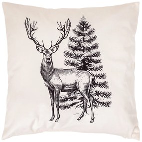 4Home Woodland Stag párnahuzat, 45 x 45 cm