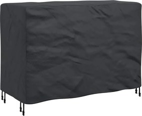 vidaXL Bútor takaró Egyszínű Fekete 130 x 80 x 70 cm 210D