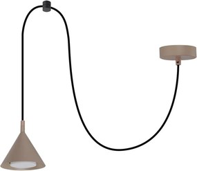 BRILAGI - LED Kábeles csillár CONE SINGLE SPIDER 1xGX53/15W/230V bézs