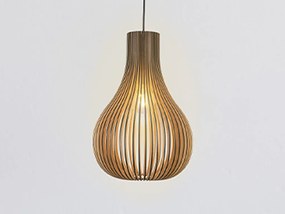 Tömör fa lámpa E27 / 380 - WRE092