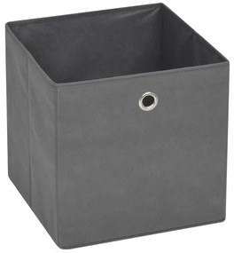 10 db szürke, nem szőtt tárolódoboz 32 x 32 x 32 cm