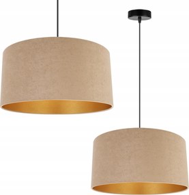 Mennyezeti Lámpa Lógó Egyetlen Csillár Arany Bézs Lámpabúra Modern