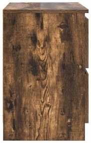 füstös tölgy színű szerelt fa TV-szekrény 60x35x54 cm