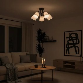 PAFOS felületre szerelhető csillár 5xE27/15W/230V fekete