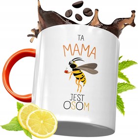 Narancssárga Bögre Anyák Napjára Ajándék fényképes nyomattal