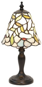 Tiffany asztali lámpa Sárga Ø 16x31 cm