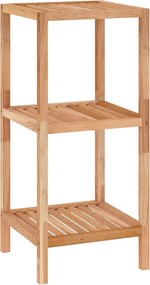 vidaXL tömör diófa fürdőszobapolc 36 x 36 x 79 cm