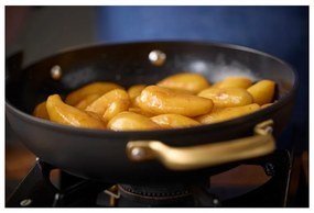 Indukciós tűzhelyhez alkalmas alumínium edény fedővel, tapadásmentes felülettel 2,6 l – Holm