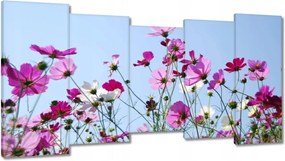 Vászonkép 150x80 Rét virágokkal