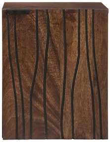 Fürdőszoba Felfüggeszthető Szekrény – 38x33.5x48 cm Dió és Mérnökfa