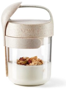 Joghurt tartó kanállal To Go Organic – Lékué