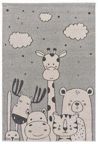 Világosszürke gyerek szőnyeg 120x170 cm Beats – Universal