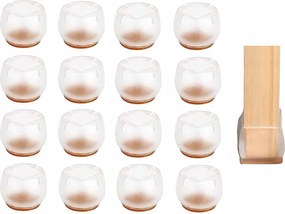 Filc Lábtartó Alátét Szék Bútor Asztal Szett 16db 25x25mm