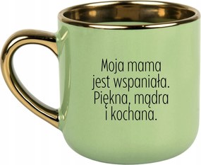Bögre Zöld 400ml Ajándék Vicces Anyák Napja Anyám Csodálatos