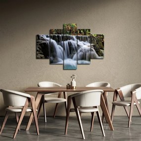 Egy kép a vízesésekről a dzsungelben (150x105 cm)