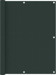 vidaXL sötétzöld oxford-szövet erkélyparaván 120 x 500 cm