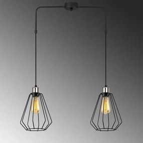 Straton fekete fém függőlámpa - Opviq lights