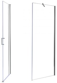 Monica 90x90 cm szögletes zuhanykabin zuhanytálca nélkül