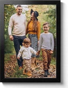 Képkeret 15x21 Fekete plexi képkeret mdf ajándéknak