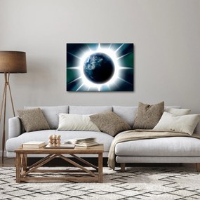 Egy besugárzott bolygó képe (70x50 cm)