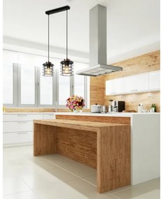 Csillár zsinóron GLOB 2xE27/40W/230V fekete