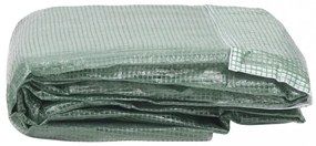 zöld melegház pótponyva (9 m²) 200 x 450 x 200 cm