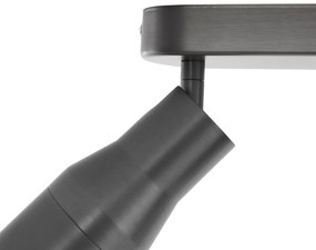 Kerek mennyezeti spotlámpa, antracit GU10 50 mm 3-fényes - Stanley