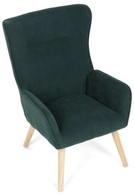 Fülkés fotel GRN2, zöld