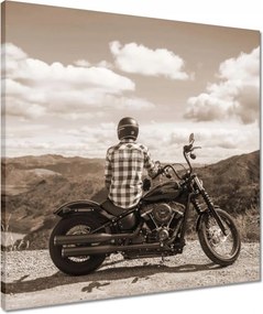 Vászonkép 50x50 Harley Davidson Motorkerékpár