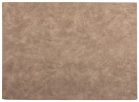 Troja Rectangle barna műbőr tányéralátét, 33 x 45 cm - ZicZac