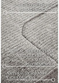 Szürke kézi szövésű gyapjú futószőnyeg 80x250 cm Charlotte – Villeroy&amp;Boch