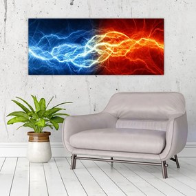 Az elektromos feszültség képe (120x50 cm)