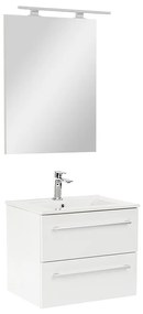 Vario Clam 60 komplett fürdőszoba bútor fehér-fehér