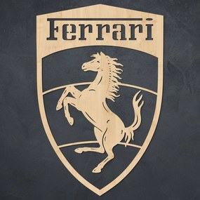 DUBLEZ | Fa autó embléma - Ferrari logó
